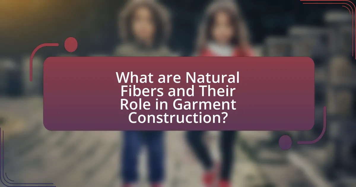 What are Natural Fibers and Their Role in Garment Construction?
